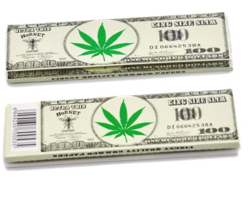 rolling paper dollar printed