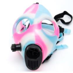silicone weed gas mask bong